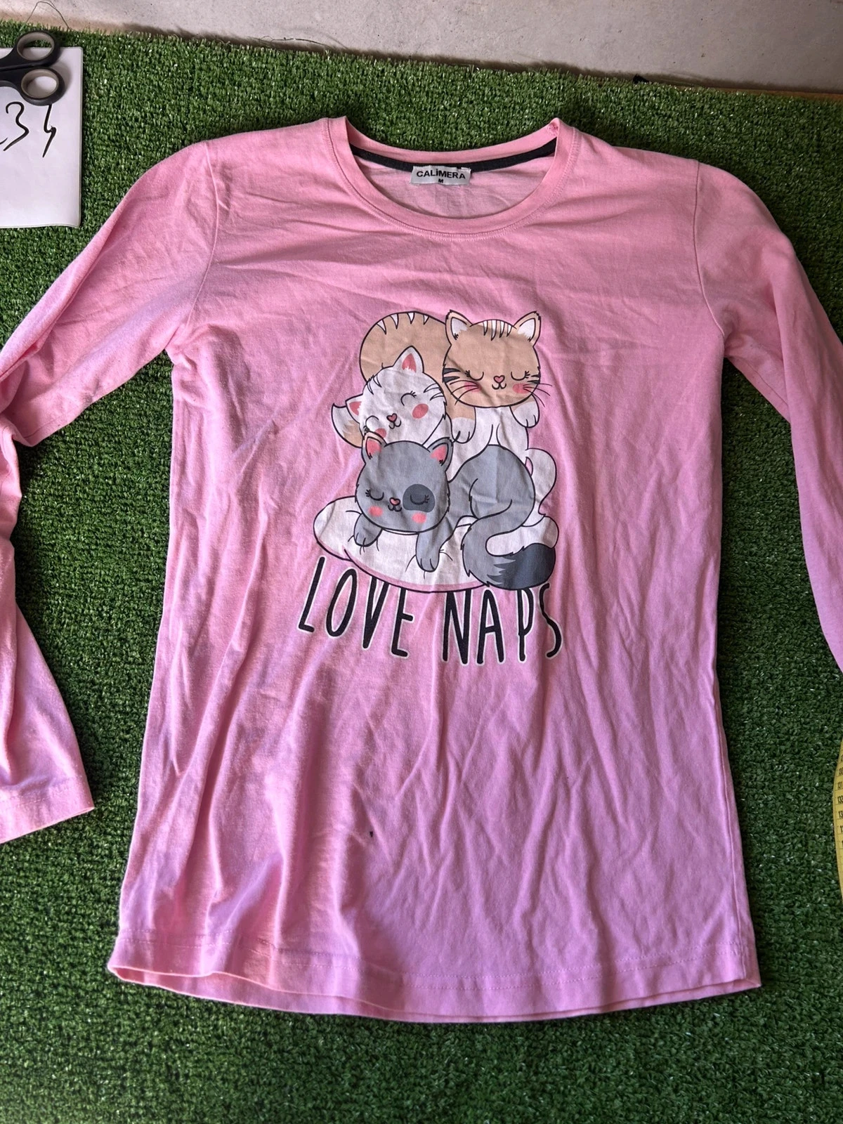 Sudadera con capucha rosa con motivos vintage calimera – photo 2
